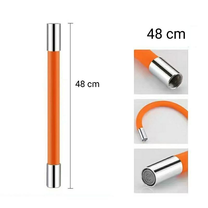 Ống nối vòi nước 50cm xoay 360 độ linh hoạt