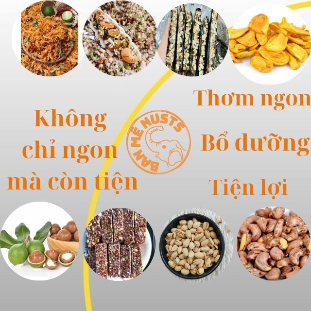 Bánh Đồng Tiền Mix Hạt, Giàu Dinh Dưỡng: Hạt Điều, Hạnh Nhân, Nho khô, mè, mạch nha..bánh mix hạt, hạt điều