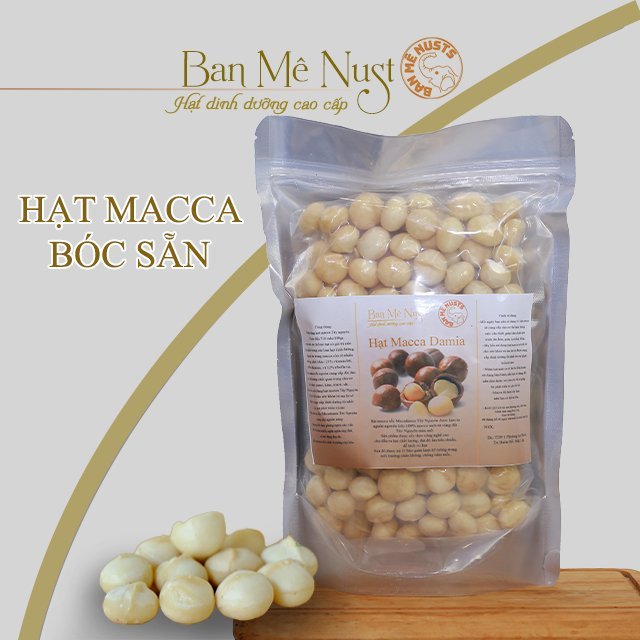 Nhân hạt macca DakLak, nhân Mắc ca Đăk Lăk, loại đặc biệt ngon giòn, có chứng nhận ATVSTP