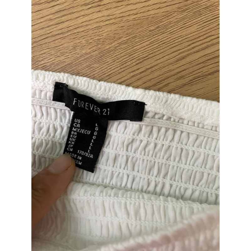 Áo crotop tay bồng f21 chuẩn xịn .