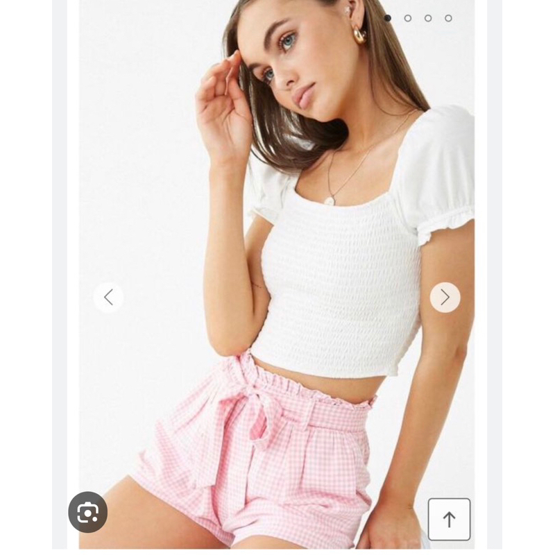 Áo crotop tay bồng f21 chuẩn xịn .