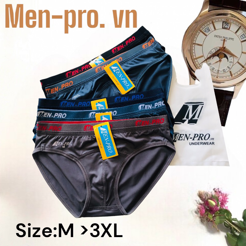 Quần sịp nam thun lạnh phom chuẩn Men-pro 5 cái
