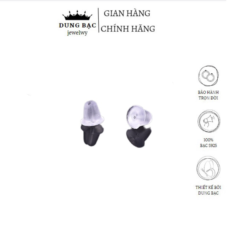 nút cao su chốt bông tai (combo 5 đôi )