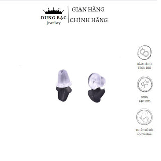 Nút cao su chốt bông tai