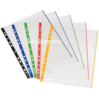 10 bìa đục lỗ trong suốt Herlitz Đức - Herlitz Clear Pockets