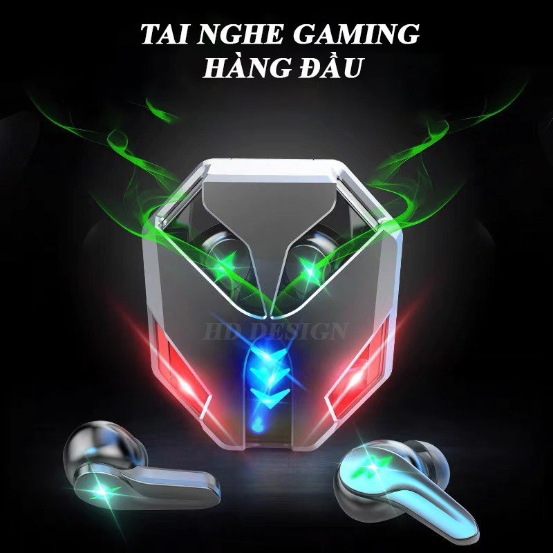 Tai Nghe Bluetooth K98 Chơi Game Có Mic Chống Ồn Nghe Nhạc Cực Hay Đèn Led RGB Siêu Đẹp - HOLOCOM