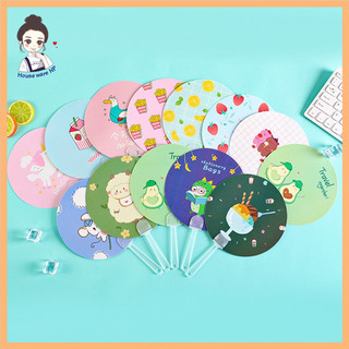 Quạt cầm tay hoạt hình bò sữa nhiều mẫu dễ thương.