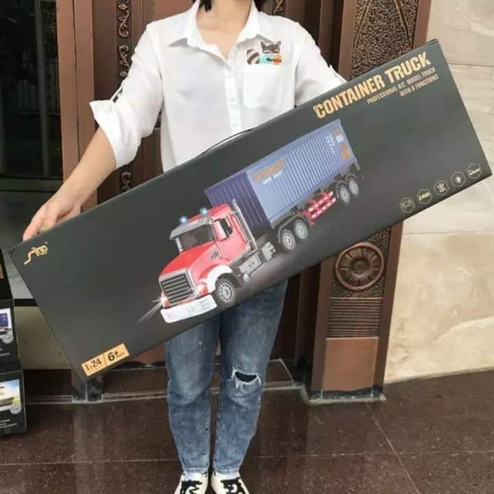 Xe  điều khiển RC 2.4G đầu kéo có thể tháo rời thùng