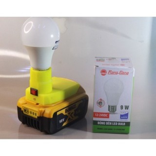 Đế Đèn Led Pin Dewalt 20V - Ngàm Đế Đèn Led Thắp Sáng Chân Pin Máy Dewalt 20V