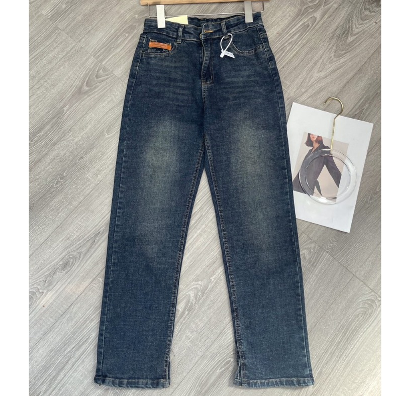 Quần ống dứng dãn mác da