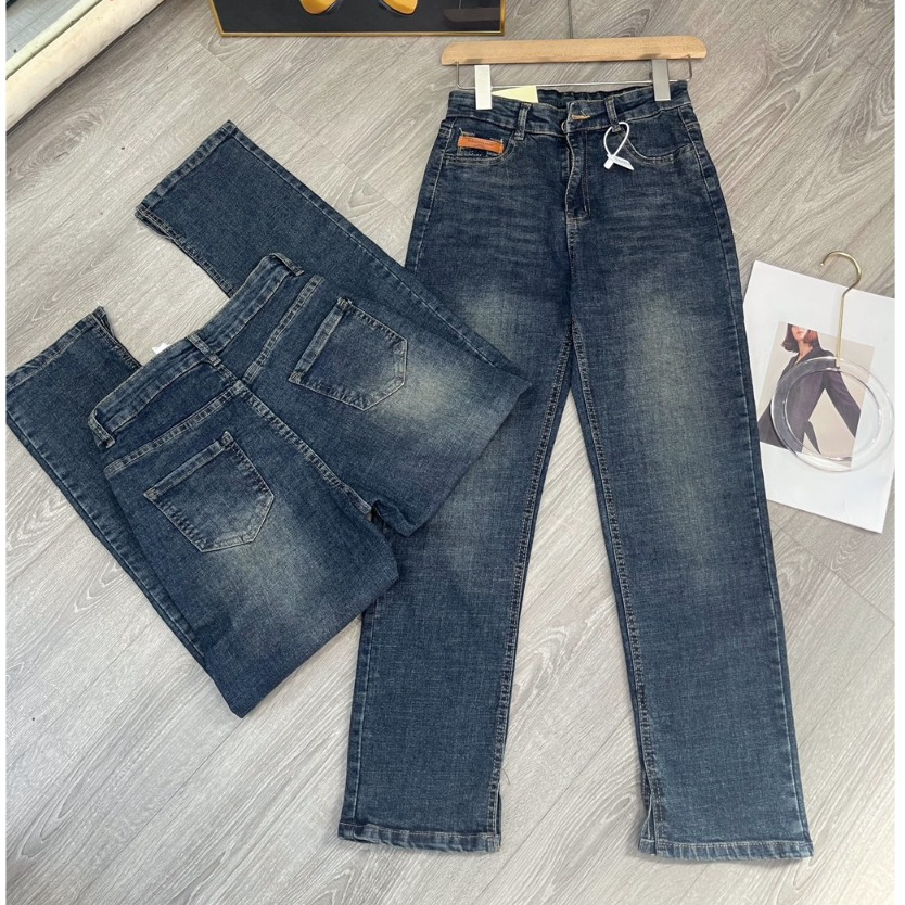 Quần ống dứng dãn mác da