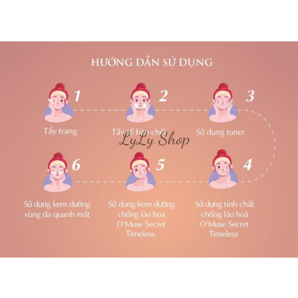 Kem dưỡng da cấp ẩm OMUSE Secret Timeless Cream , chống lão hoá, tăng sinh collagen lylyshop - 50ml