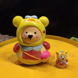 Tượng thạch cao gấu mini