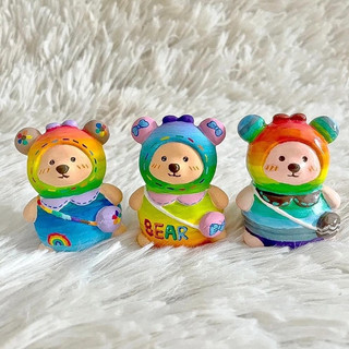 Tượng thạch cao gấu mini