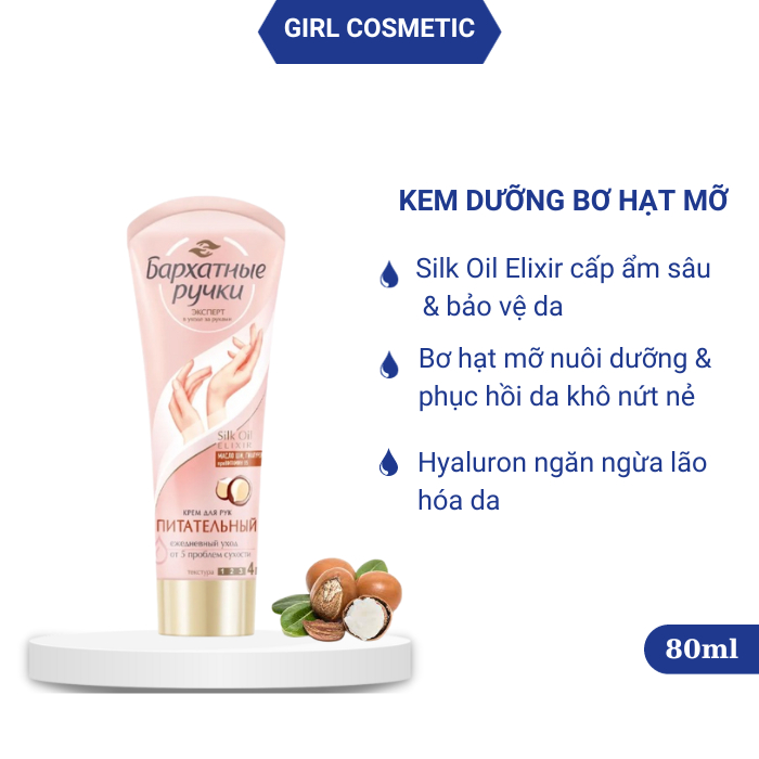 Kem dưỡng da tay Silky lụa Nga