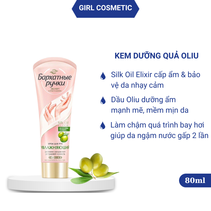 Kem dưỡng da tay Silky lụa Nga