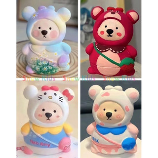 Tượng thạch cao gấu mini