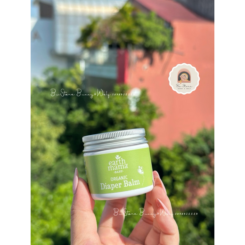 Kem Hăm Hữu Cơ Earth Mama Baby Organic Diaper Balm Hộp 60ml - Hàng Mỹ Air