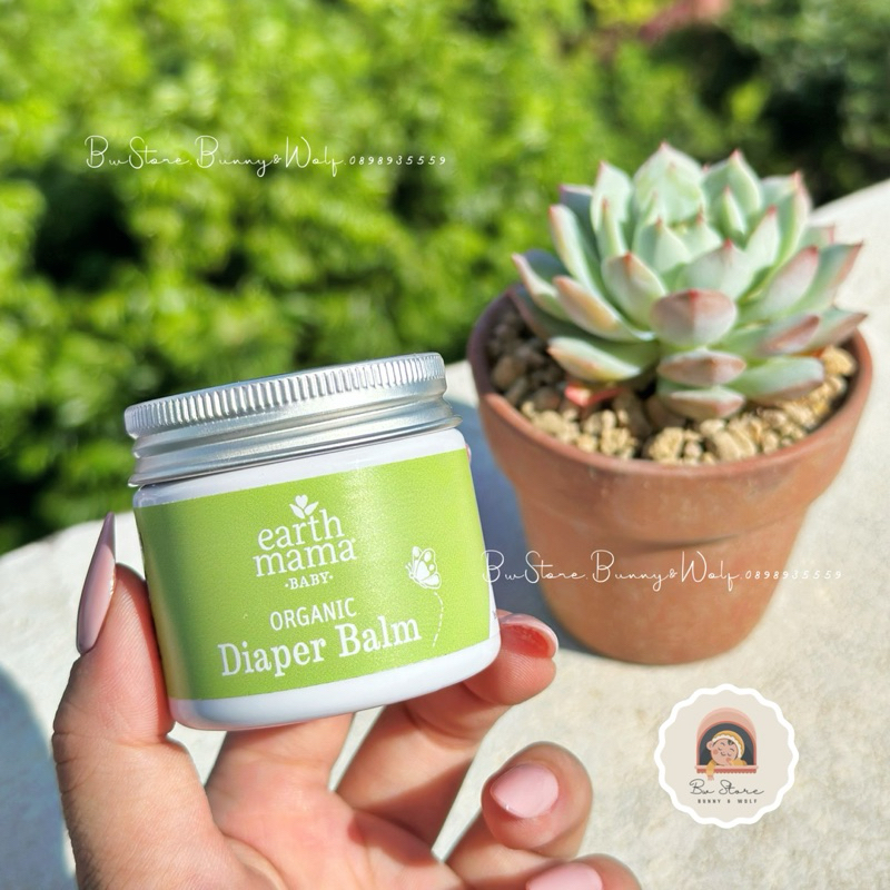 Kem Hăm Hữu Cơ Earth Mama Baby Organic Diaper Balm Hộp 60ml - Hàng Mỹ Air