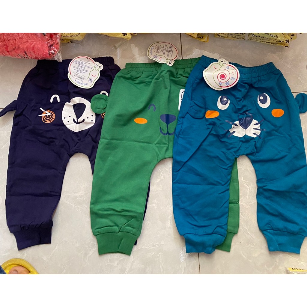 Quần dài đáp đũng Dokma mông thú chất da cá size 6m-24m