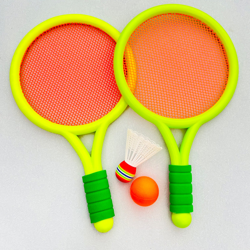 Vợt Cầu Lông Kiêm Vợt Tennis Trẻ Em Chống Trơn Trượt Đàn Hồi Kèm 1 Bóng 1 Cầu, Đồ Chơi Trẻ Em Bống Shop 36