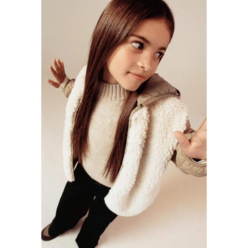 Áo phao siêu nhẹ phối lông cừu Z.R