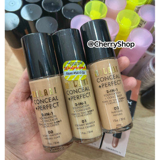 [Hàng Ý] Kem Nền Milani CONCEAL + PERFECT 2 In 1  Foundation + Concealer (30ml)
