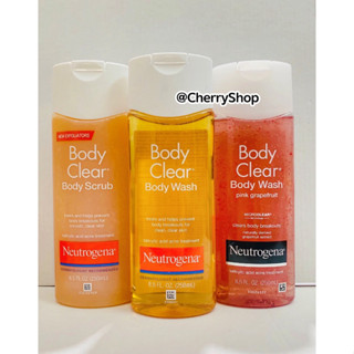 Sữa Tắm Ngăn Ngừa Mụn Neutrogena Body Clear Body Wash, Body Scrub & Pink Grapefruit (250ml)