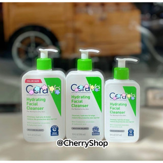 Sữa rửa mặt dành cho da thường tới da khô CrV Hydrating Facial Cleanser
