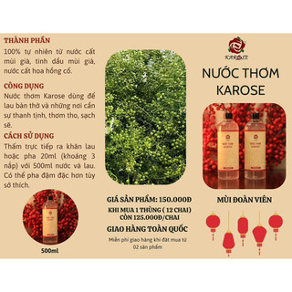 Nước thơm Mùi già Karose ( sale nhanh vì hàng cận date)