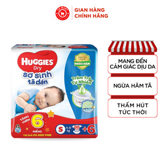 Bỉm - Tã dán Huggies size S - 56 miếng (Cho trẻ 4 - 8kg)