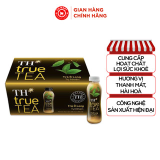 Thùng 24 chai trà ô long tự nhiên th true tea 350ml