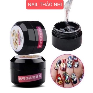Gel đính đá siêu chắc, gel đính charm móng hũ 8g - nail thao nhi