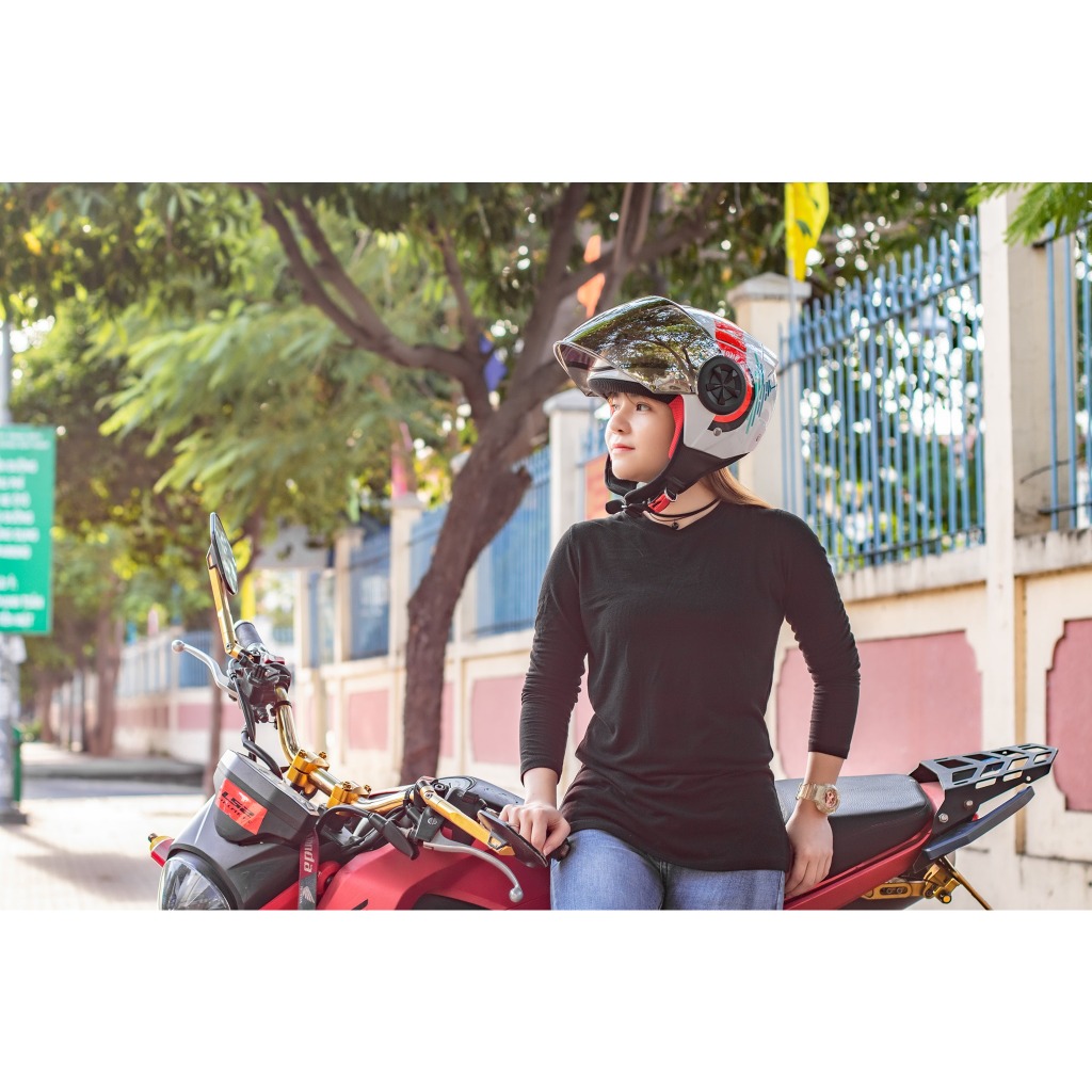 Mũ bảo hiểm 3/4 YOHE 851 nhỏ gọn nhẹ đạt chuẩn châu Âu ECER22.05 chính hãng - Helmets 4U