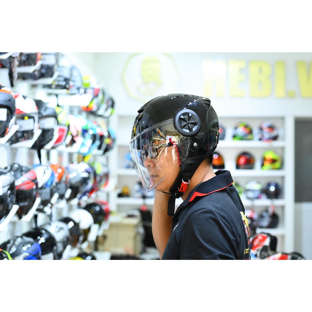 Mũ bảo hiểm 3/4 YOHE 851 nhỏ gọn nhẹ đạt chuẩn châu Âu ECER22.05 chính hãng - Helmets 4U