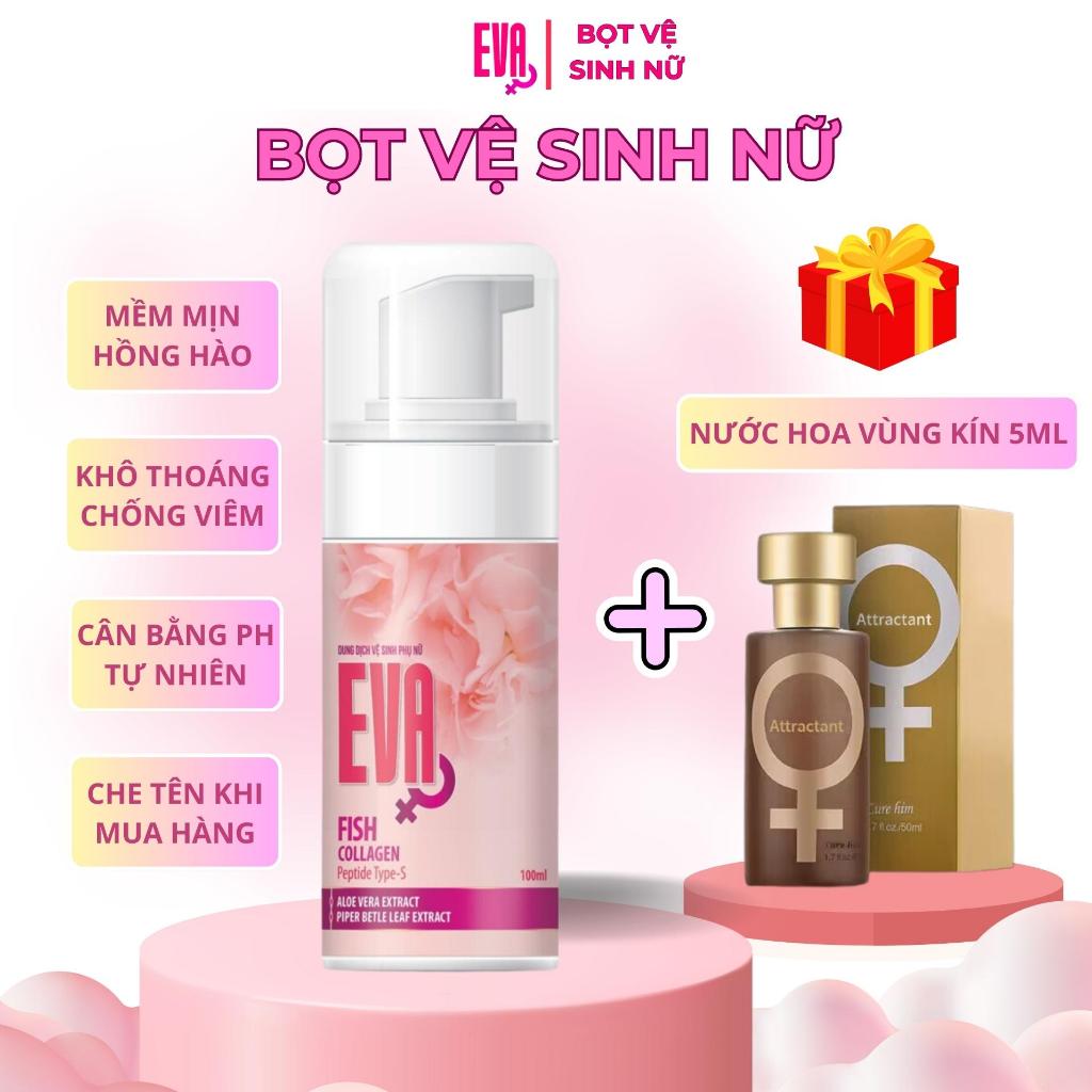 Bọt dung dịch vệ sinh phụ nữ Collagen Nyoko khử mùi hiệu quả hỗ trợ làm hồng chống viêm nhiễm nấm ngứa 100ml