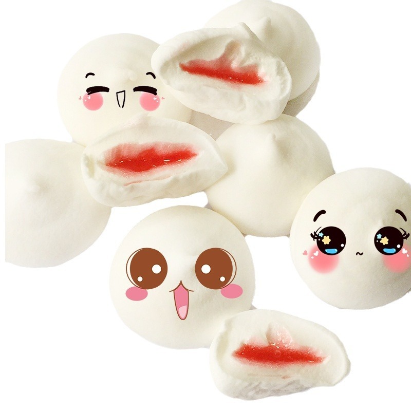 Kẹo Dẻo Hình Người Tuyết, Kẹo Noel Bông Đường Marshmallow, Kẹo Noel, Kẹo Dẻo Giáng SInh Trang Trí Noel, Ăn Vặt Nội Địa