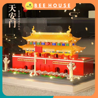 Kiến trúc Thiên An Môn - đồ chơi xếp hình lắp ráp Lâu đài- đồ chơi âm nhạc cho bé - quà sinh nhật mini