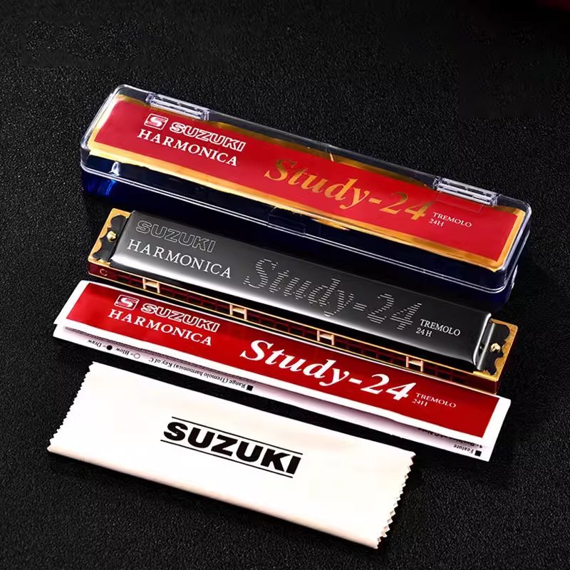 Kèn Harmonica tremolo Suzuki Study-24 Hamonica suzuki {Ánh Dương – Store}