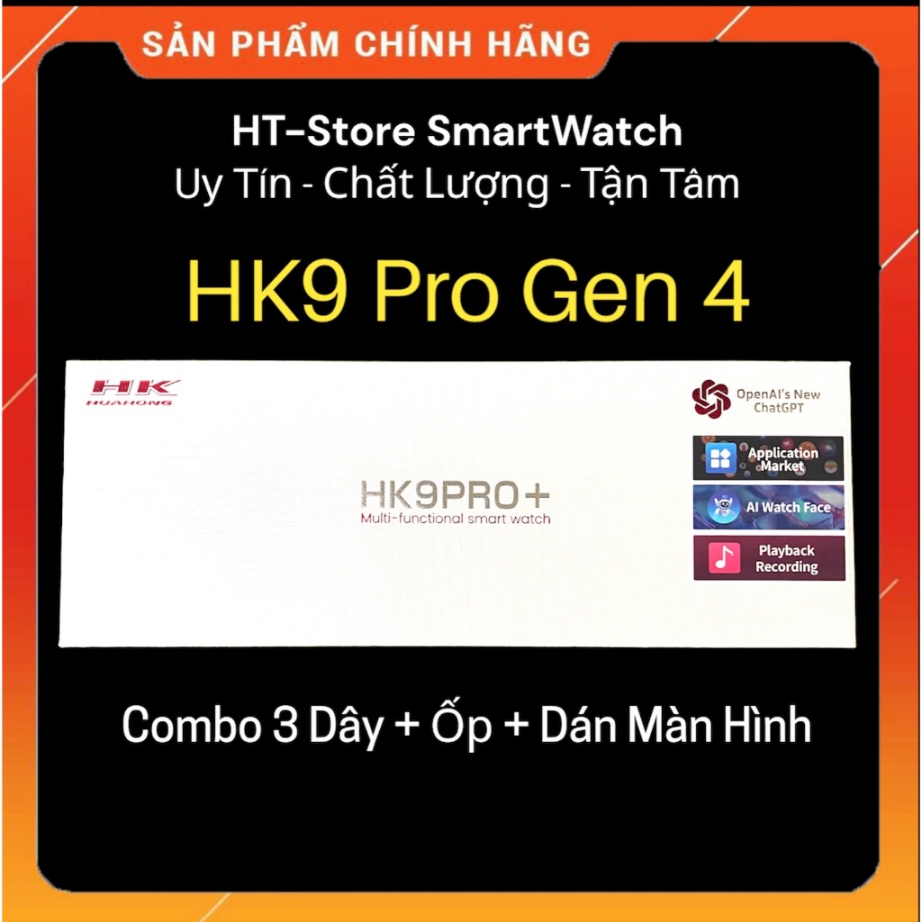 Đồng hồ S9 New 2024, Rom 5G, Wach Os10 màn Amoled 160hz, nghe gọi, nhận ful tin nhắn, tải nhạc,