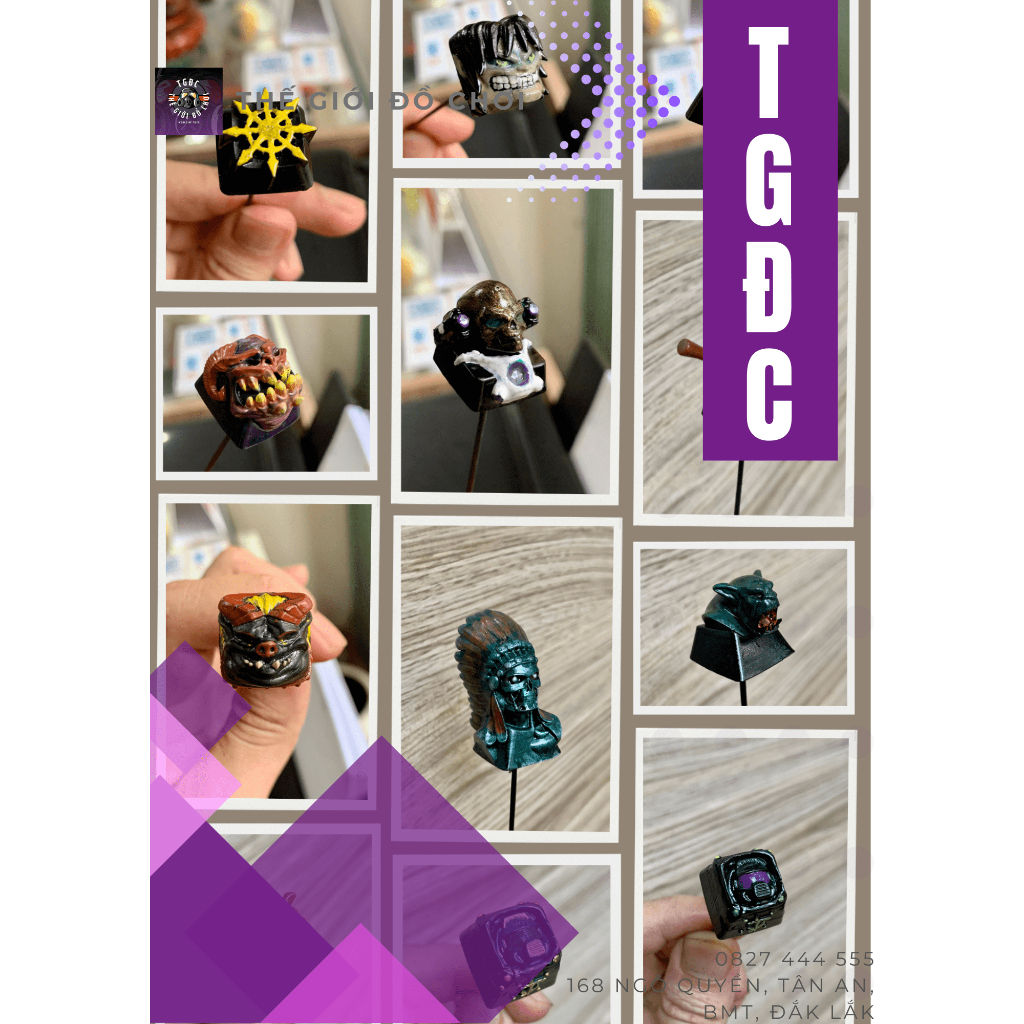 keycap custom bàn phím cơ (Chất liệu Resin cao cấp) Recast