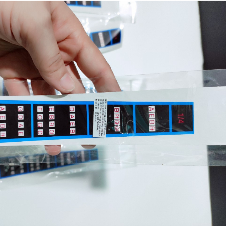 Miếng Dán Nốt Nhạc Bàn Phím Đàn Violin - Decal, Sticker Đánh Dấu Vị Trí Note Cho Vĩ Cầm Full Size