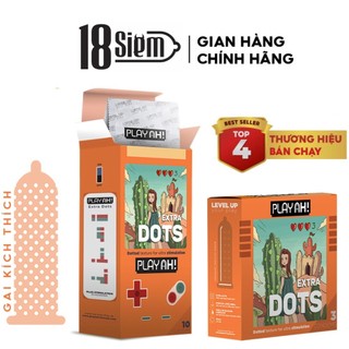 Bao Cao Su PlayAh Extra Dots nhiều Gai nhiều gel tăng cường cực khoái
