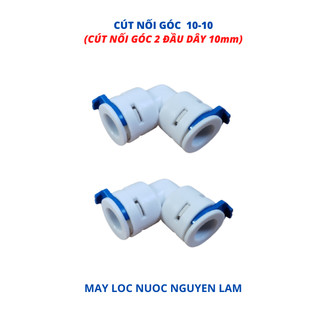Cút nối 10mm (cút góc nối nhanh 2 đầu - dây 10mm)