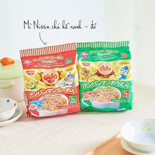 Mì tôm chú hề Apaman Nissin Nhật Bản cho bé ăn dặm từ 12m+