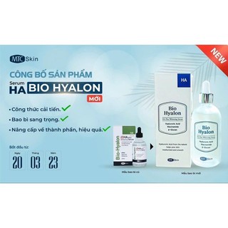 HA PLUS WHITENING SERUM 100ml hộp trắng - Serum cấp ẩm, trắng sáng Bio Hyalon serum Ha dùng trong spa thẫm mỹ viện
