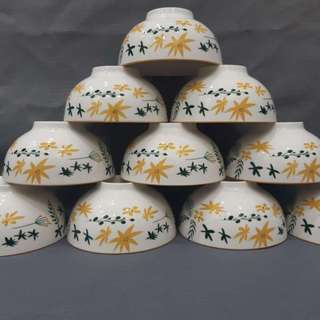 BỘ 10 CHÉN SAO BIỂN Chén ăn cơm 11.5cm