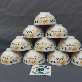BỘ 10 CHÉN SAO BIỂN Chén ăn cơm 11.5cm