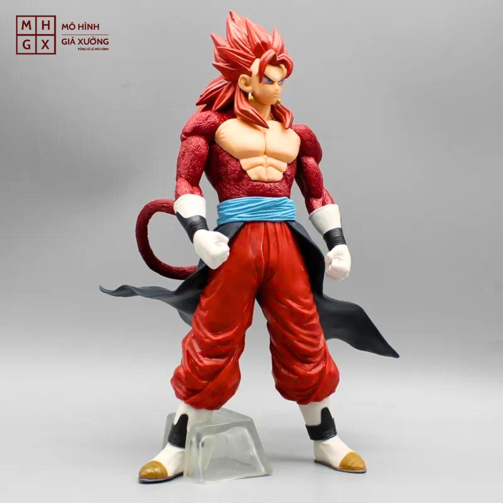 Mô hình DragonBall Goku ssj4 dáng đứng siêu đẹp - Cao 26cm - nặng 600gram - Dragon Ball - Có Hộp màu