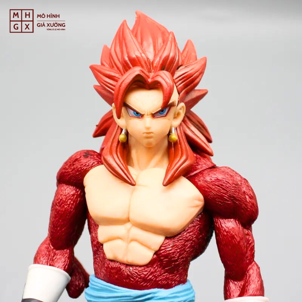 Mô hình DragonBall Goku ssj4 dáng đứng siêu đẹp - Cao 26cm - nặng 600gram - Dragon Ball - Có Hộp màu